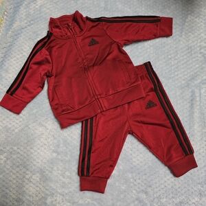 Adidas Baby Boys Three Stripe Track Suit